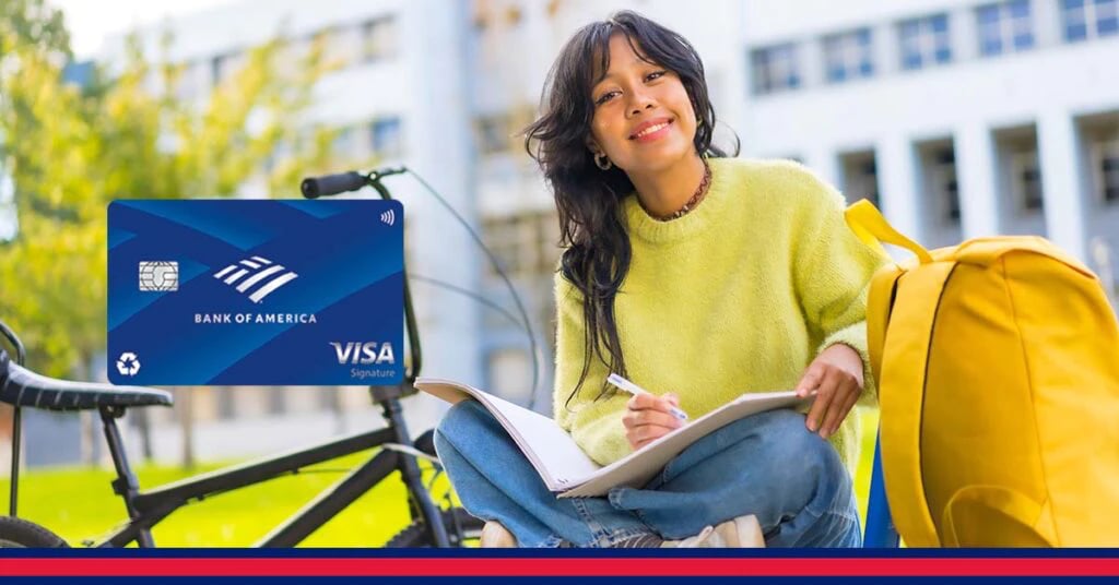Benefits for the Bank of America® Travel Rewards Credit Card for Students